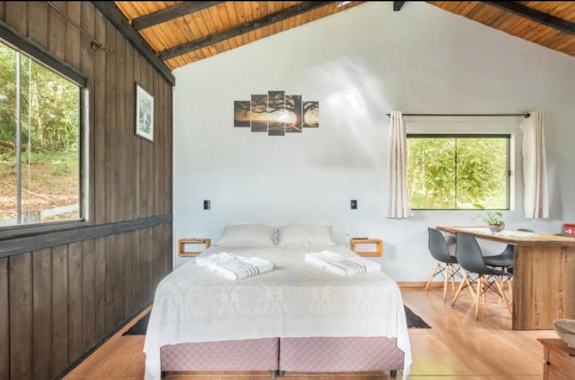 Cabana Sassafras Com Hidromassagem Алфредо Вагнер Екстериор снимка